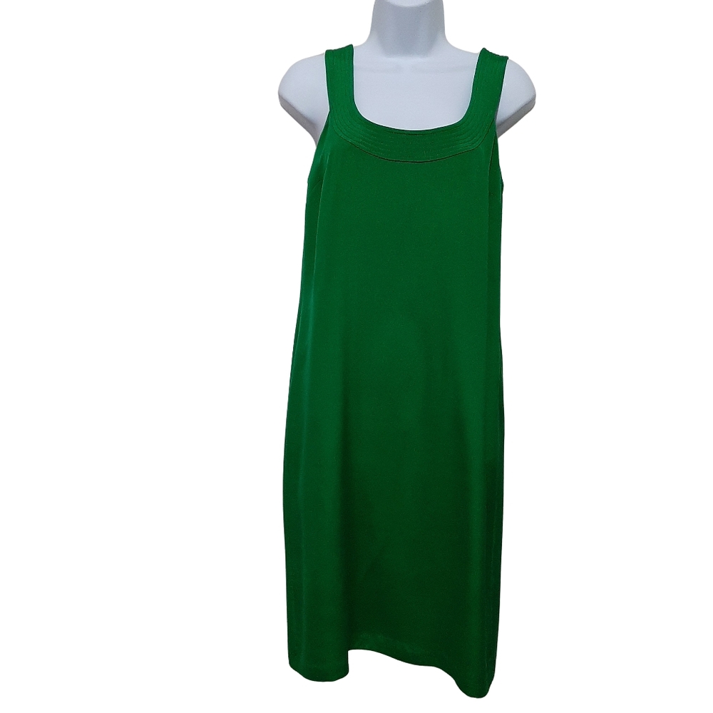 Lauren Ralph Lauren Silk Green Dress Sleeveless Size 6